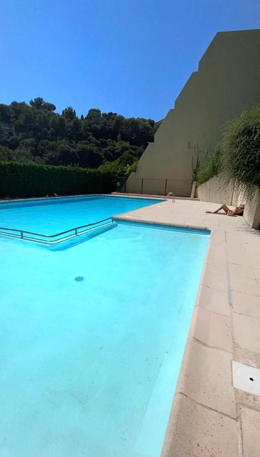 ניס Appartement Luxe - 3 Pieces Avec Vue Mer, Piscine Et Tennis מראה חיצוני תמונה